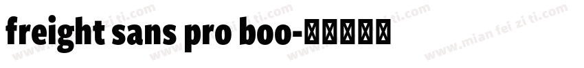 freight sans pro boo字体转换
